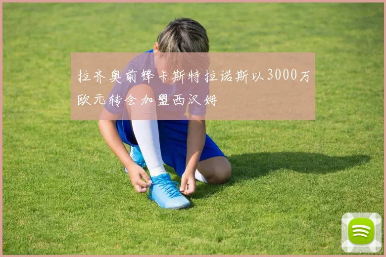 拉齐奥前锋卡斯特拉诺斯以3000万欧元转会加盟西汉姆