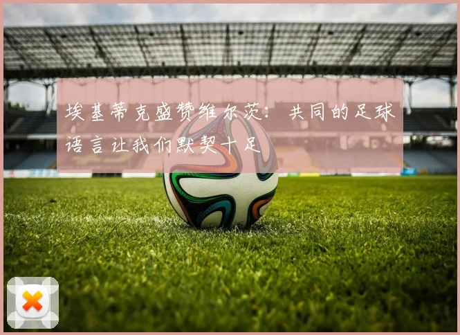 埃基蒂克盛赞维尔茨：共同的足球语言让我们默契十足